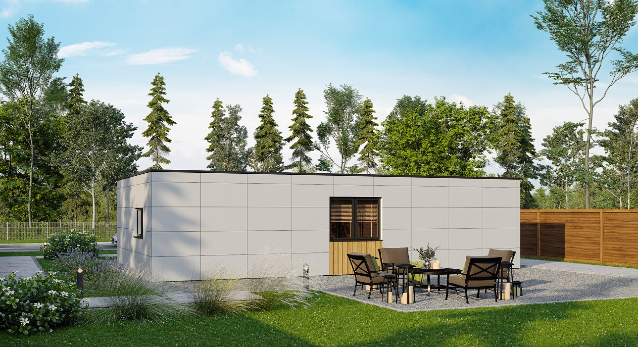 Casas modulares con un diseño innovador que aprovechan al máximo el espacio exterior.
