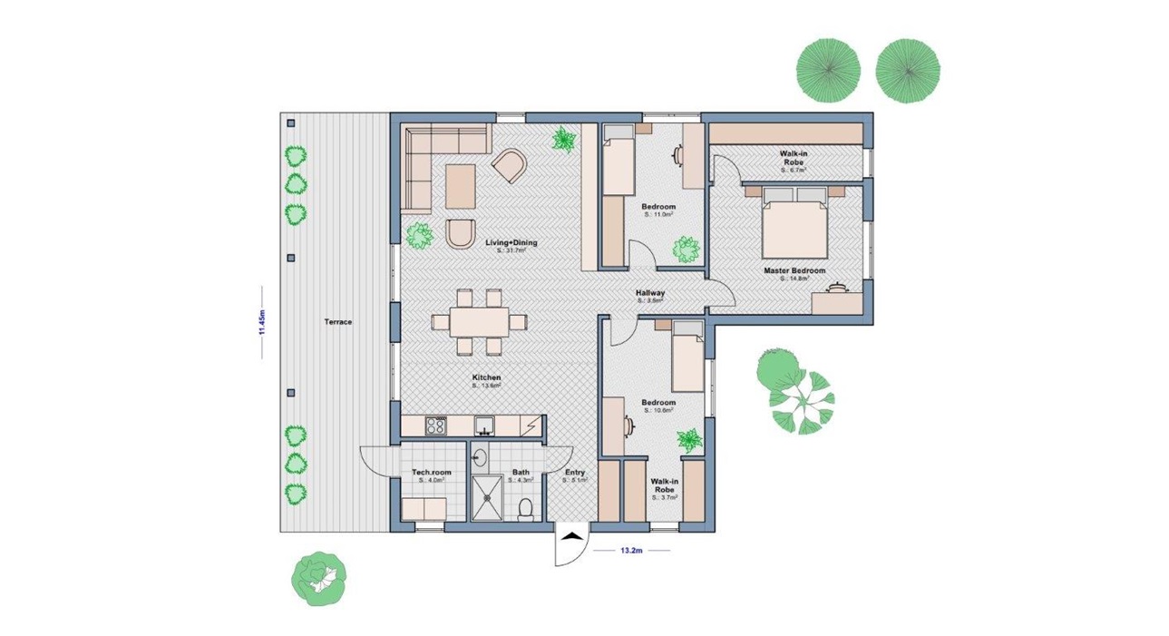 Casa Modular_126_norgeshus_floor_plan