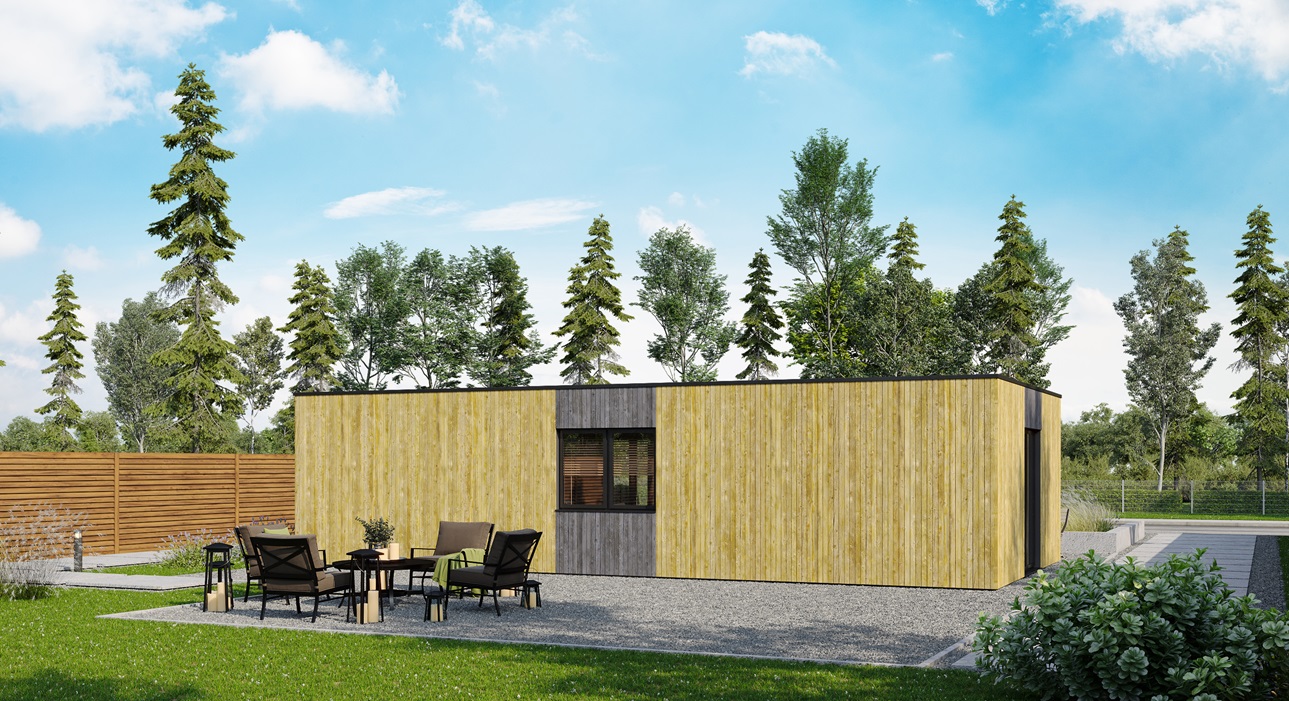 Casas modulares prefabricadas con una rápida construcción y un precio muy competitivo.