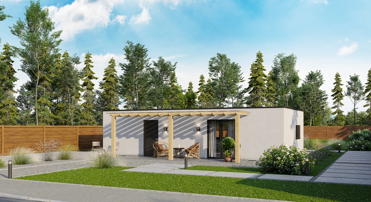 Casas modulares de madera que brindan calidez y confort en cualquier estación del año.